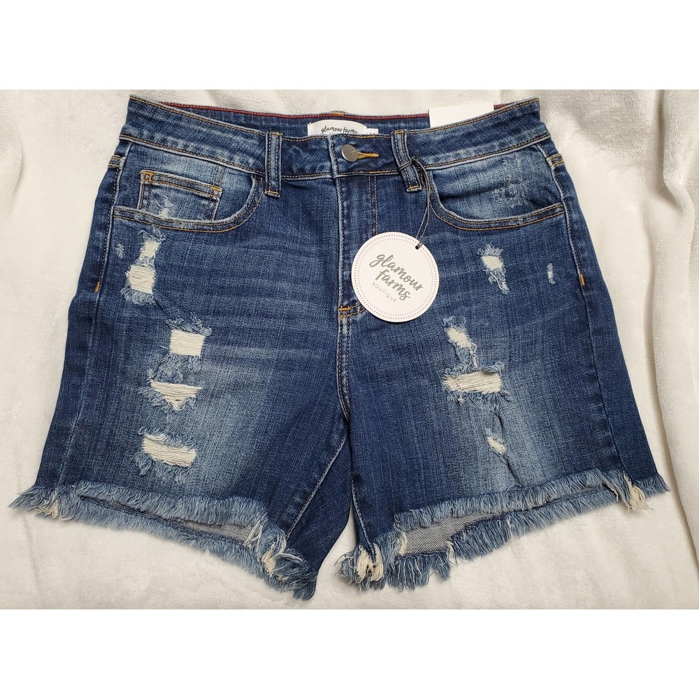 Glamour Farms Boutique demin shorts Size Medium NWT